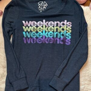 Chaser Multicolor Graphic Long Sleeve Top